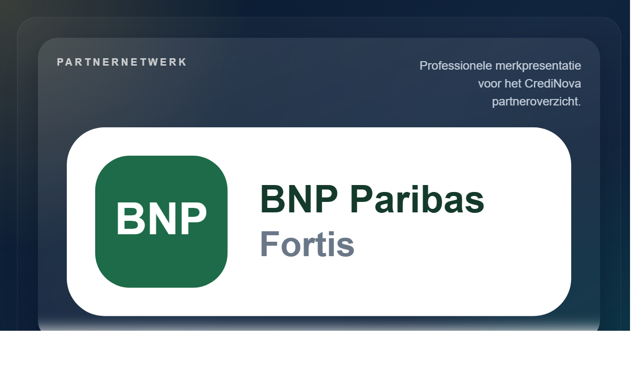BNP Paribas Fortis partnerafbeelding
