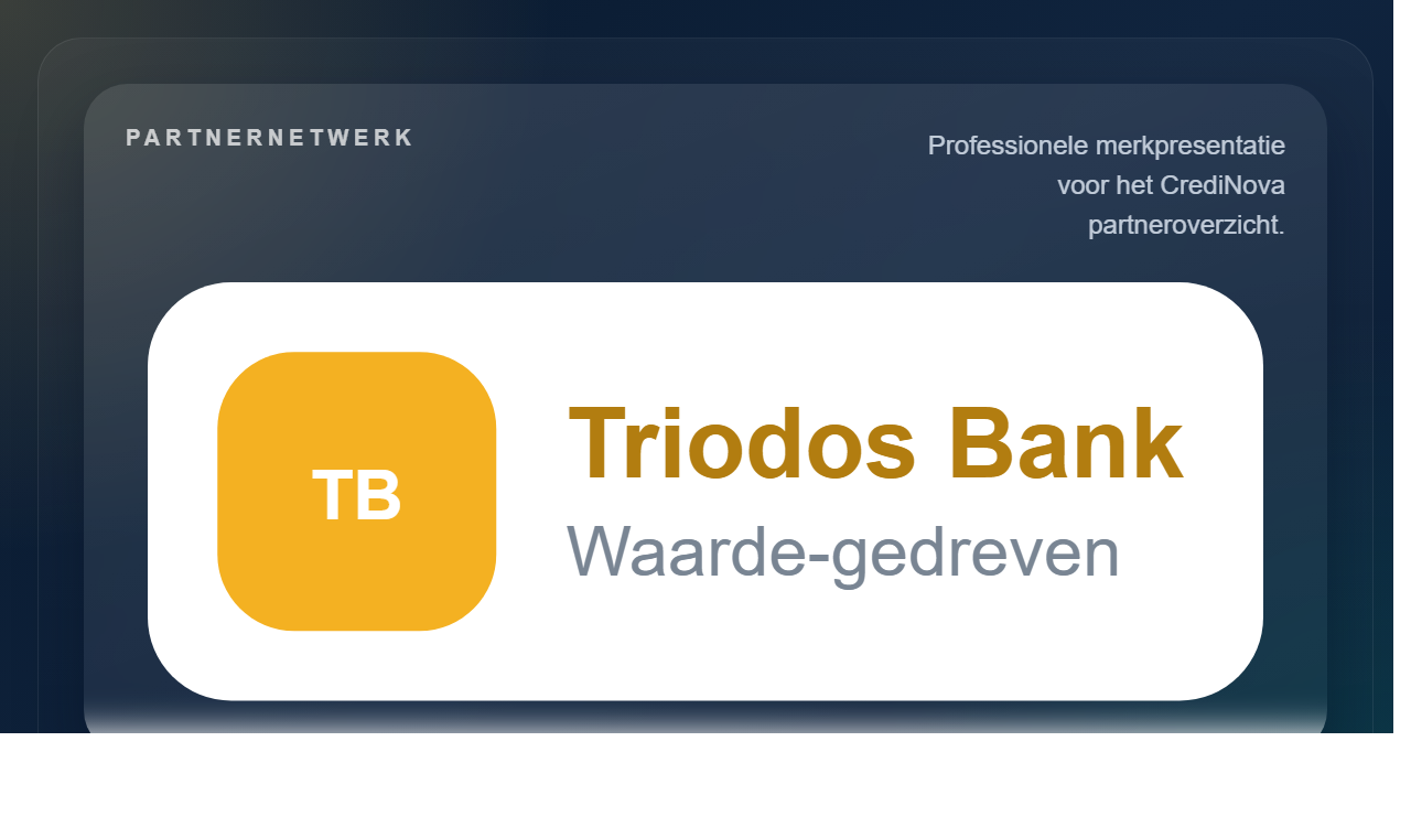 Triodos Bank partnerafbeelding
